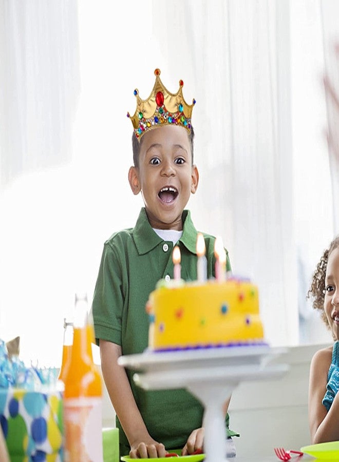 RICHNESS Kids Crown Craft DIY Tiaras Make Your Own Crowns at Birthday Party Favours 12pcs (Gold) … - Image 4